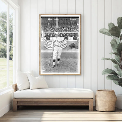 1917 Boston Baseball Star: Jack Barry in Action