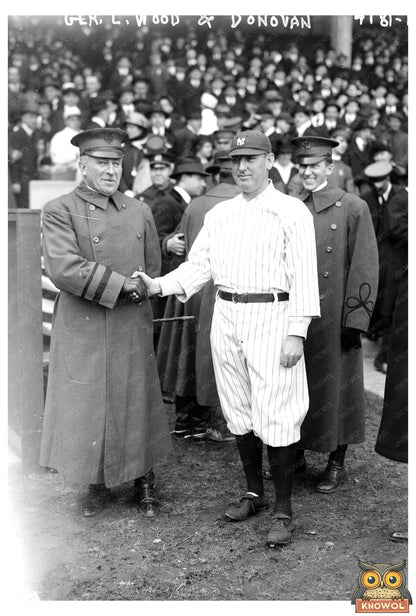 Historic 1917 Polo Grounds Moment with Legends