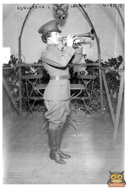 1917 Portrait of Edouardina L. Lavoie in Era of Change