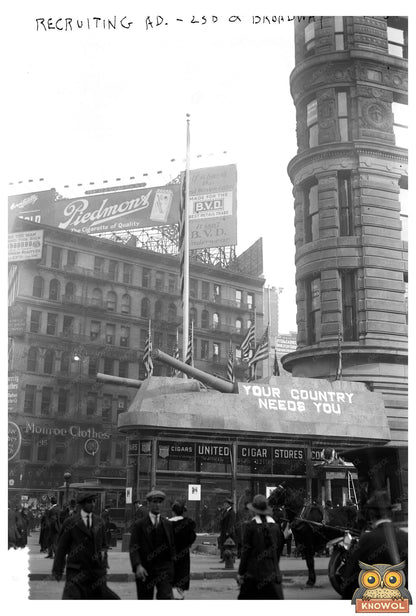 Vintage NYC Recruiting Ad from the Roaring Twenties