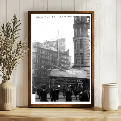 Vintage NYC Recruiting Ad from the Roaring Twenties