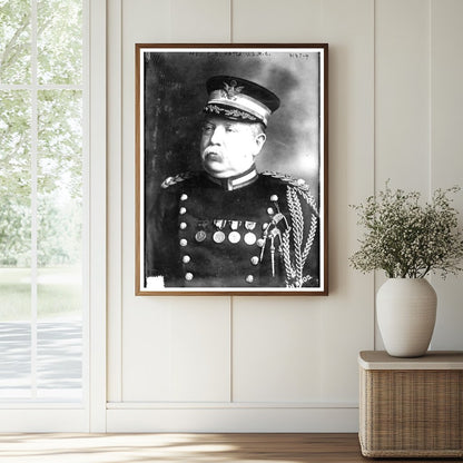 Historic Maj. C.B. Hatch, U.S.M.C. Print, Vintage Art