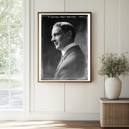 Historic A. Ross Hill, Pres't of Univ. of Mo. Print, Vintage Art