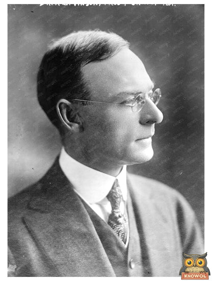 Historic Dr. R.E. Vinson, Pres't. Univ. of Tex. [i.e. Texas] Print, Vintage Art