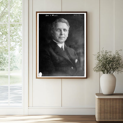Historic John N. Willys Print, Vintage Art