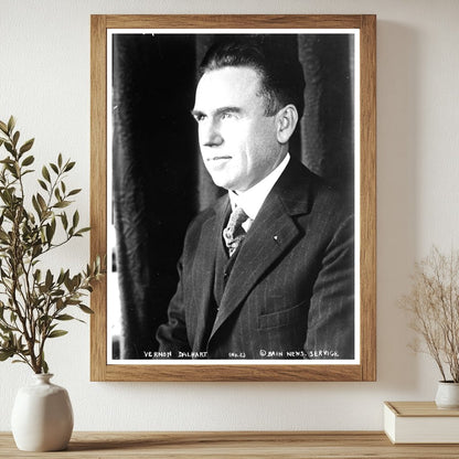 Historic Vernon Dalhart Print, Vintage Art