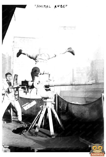 1917 Anti-Aircraft Gun on French Naval Cruiser