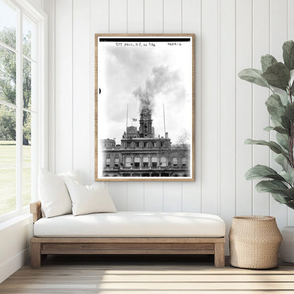 Historic NYC Hall Ablaze: A 1917 Fires Fury