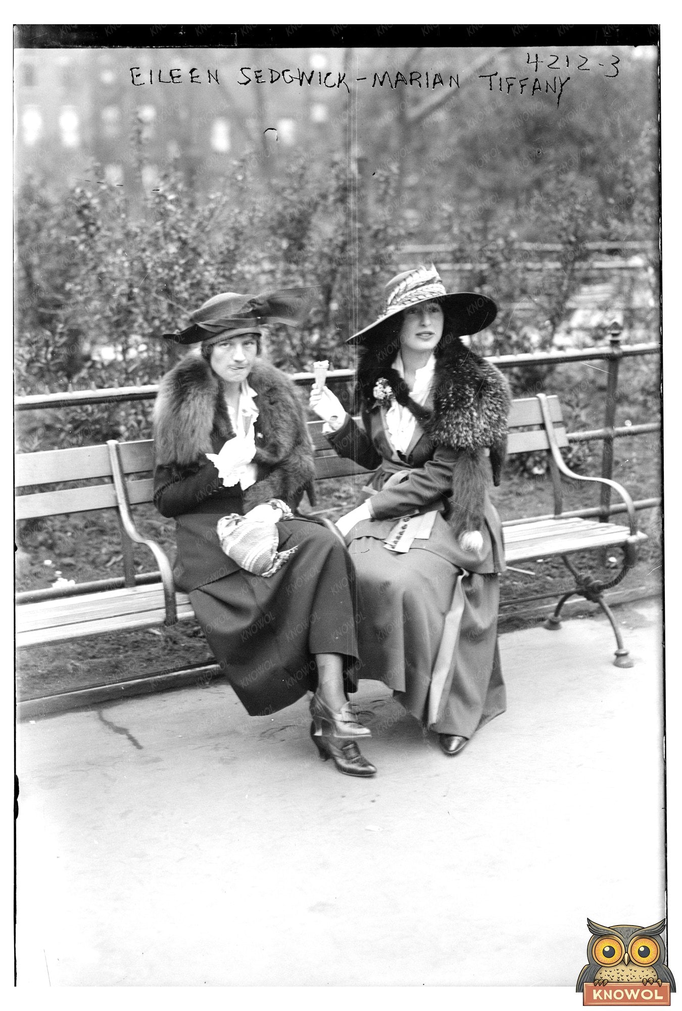 1917 Portrait of Eileen Sedgwick and Marion Tiffany