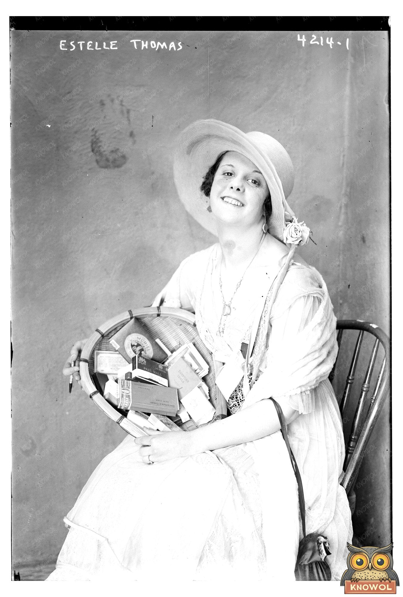 1917 Cigarette Seller at Actors Fund Fair