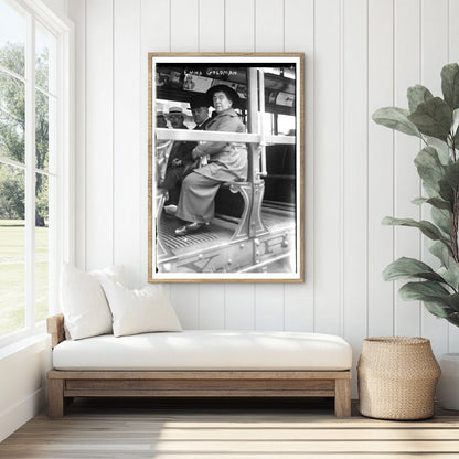 Emma Goldman: Bold Activist in 1917 Protest Portrait