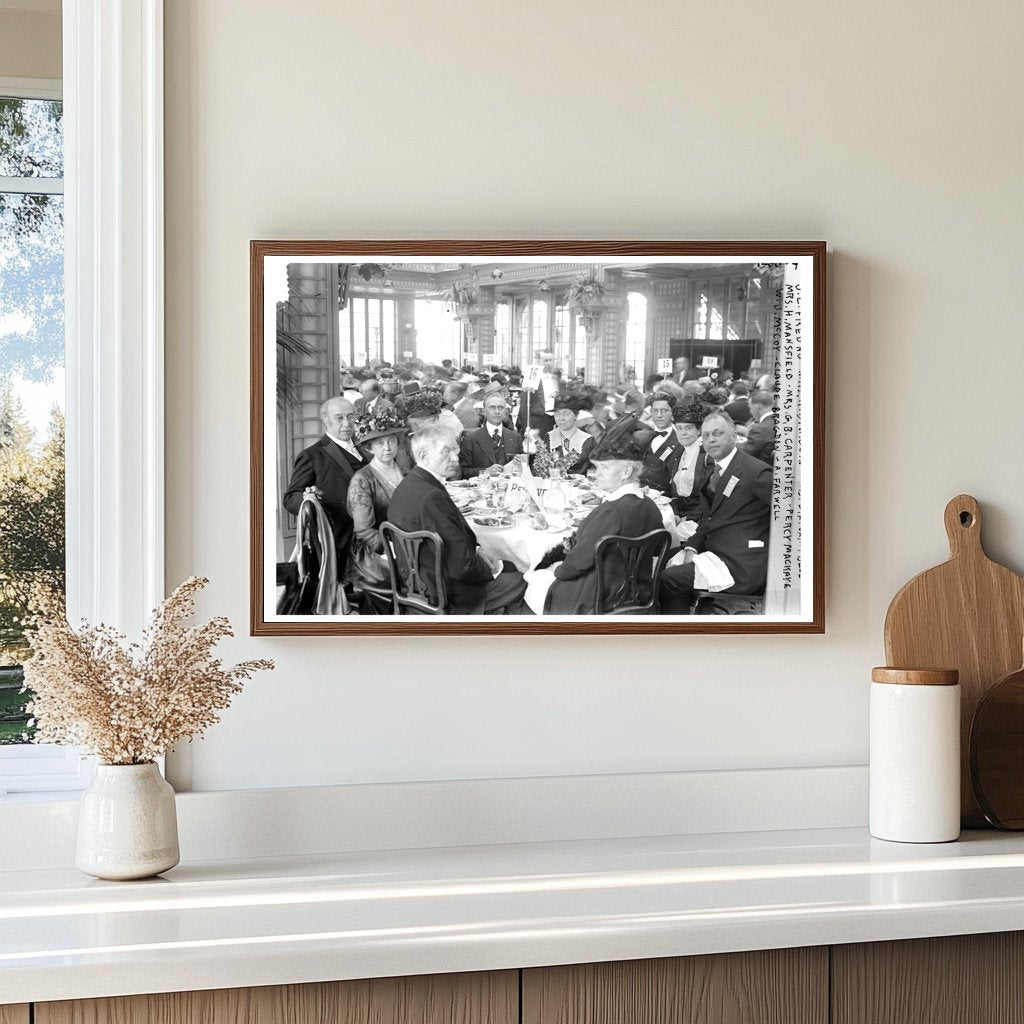 1900s Social Circle: Nine Influential Figures, 1917