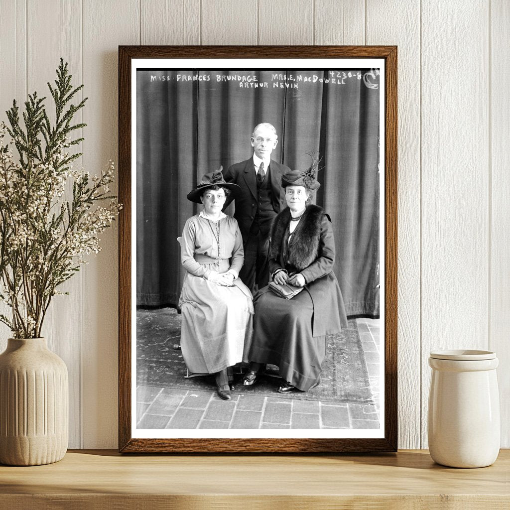 1917 Arts & Culture Icons: Brundage, MacDowell, Nevin