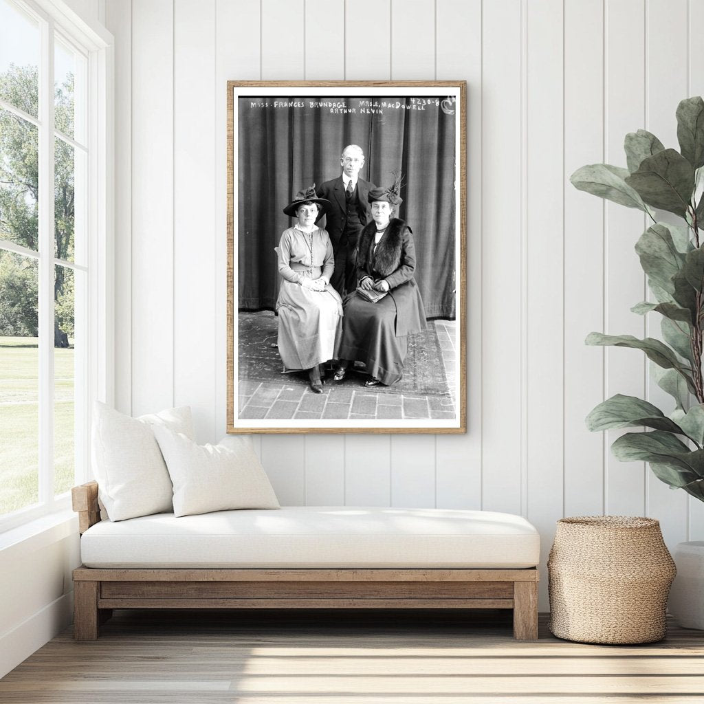 1917 Arts & Culture Icons: Brundage, MacDowell, Nevin