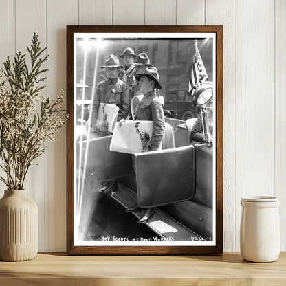 1917 Boy Scouts Fundraising for WWI Bonds