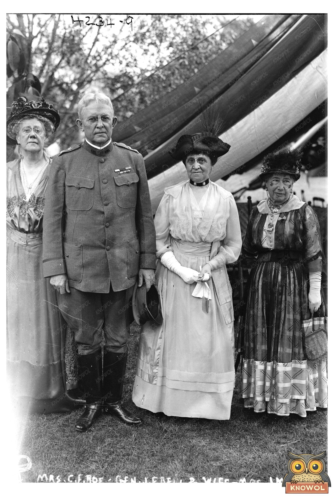 1917 Gathering of Notable Figures in Historic Portrait