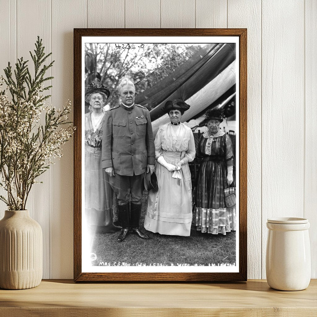 1917 Gathering of Notable Figures in Historic Portrait