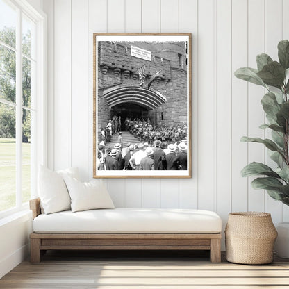 1917 Soldiers in Kilts Entering 71st Regt. Armory