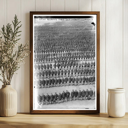 Historic Gathering of 2,500 Recruits at Fort Slocum