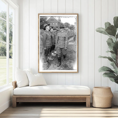 1917 Military Medical Inspection Moment