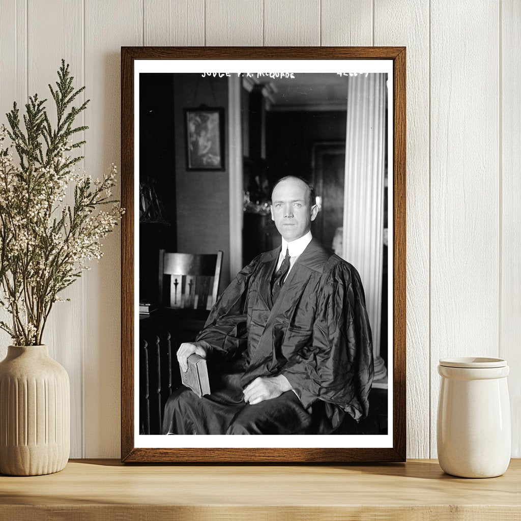 Historic Portrait of Judge F.X. McQuade, 1915-1920