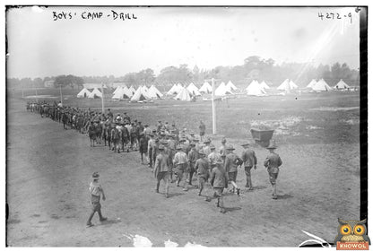 1917 Summer Camp Drill: Youth in Action