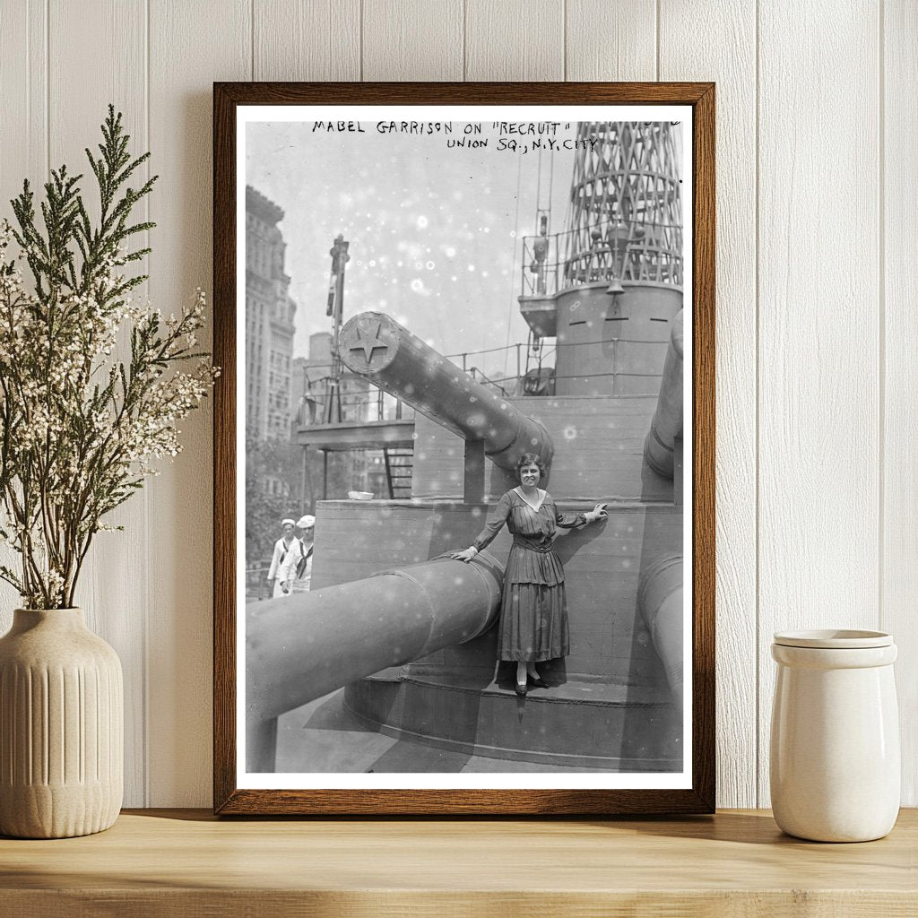 1917 Union Square Soprano Mabel Garrison Portrait