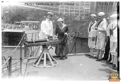1917: Mabel Garrison & Capt. Pierce During WWI