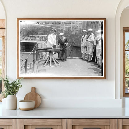 1917: Mabel Garrison & Capt. Pierce During WWI