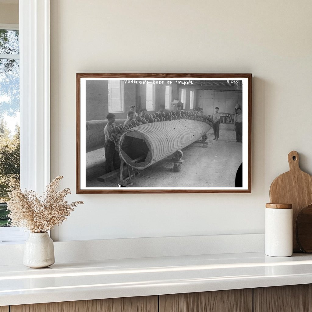 1917 World War I Aircraft Veneering Process