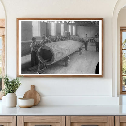 1917 World War I Aircraft Veneering Process