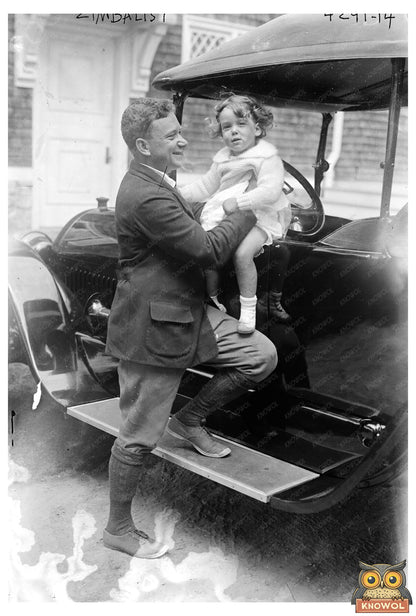 1917 Portrait of a Notable Early 20th Century Icon