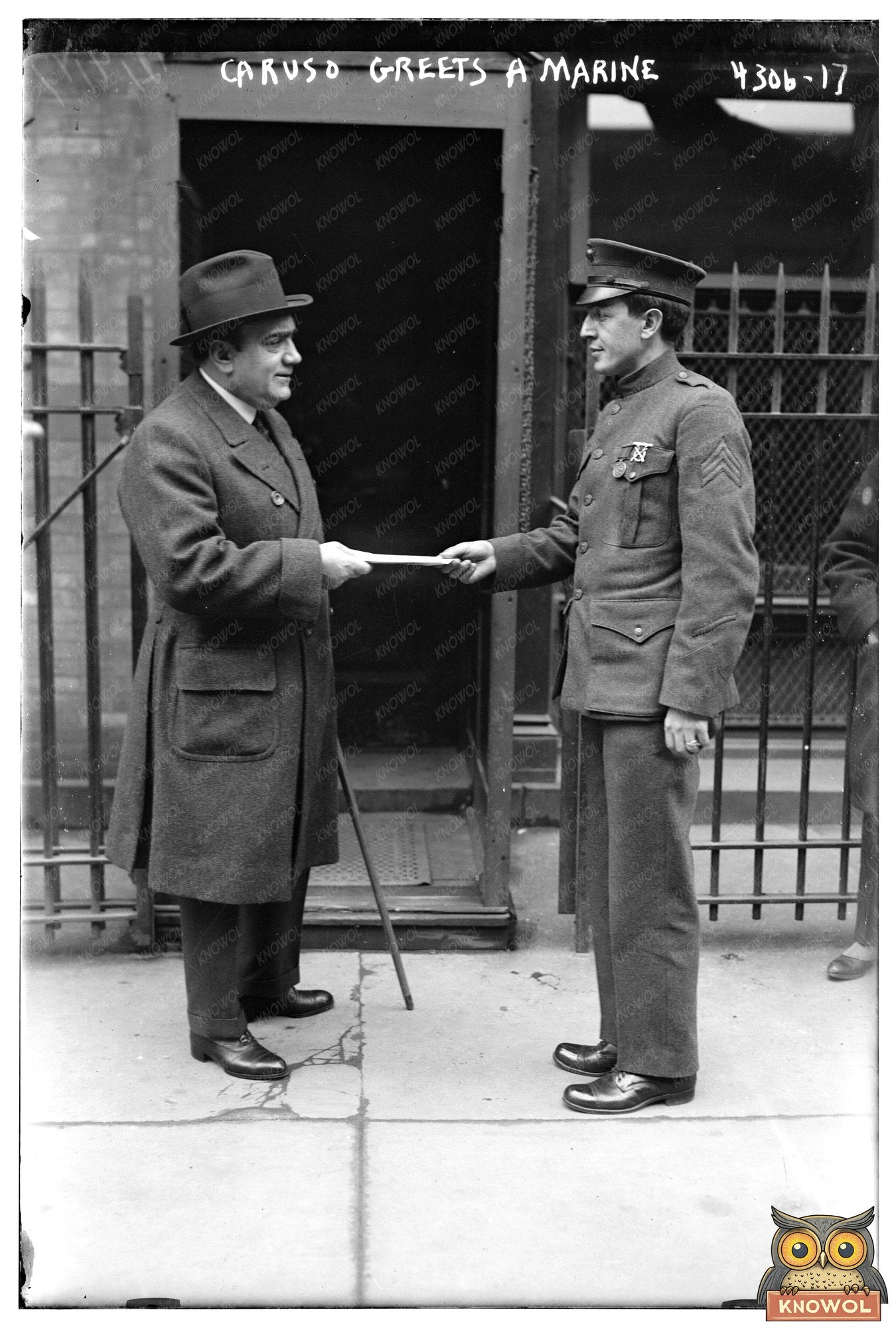 Carusos Gracious Encounter with a U.S. Marine