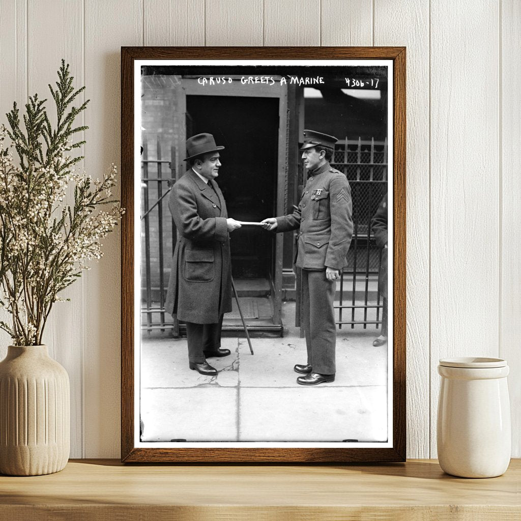 Carusos Gracious Encounter with a U.S. Marine