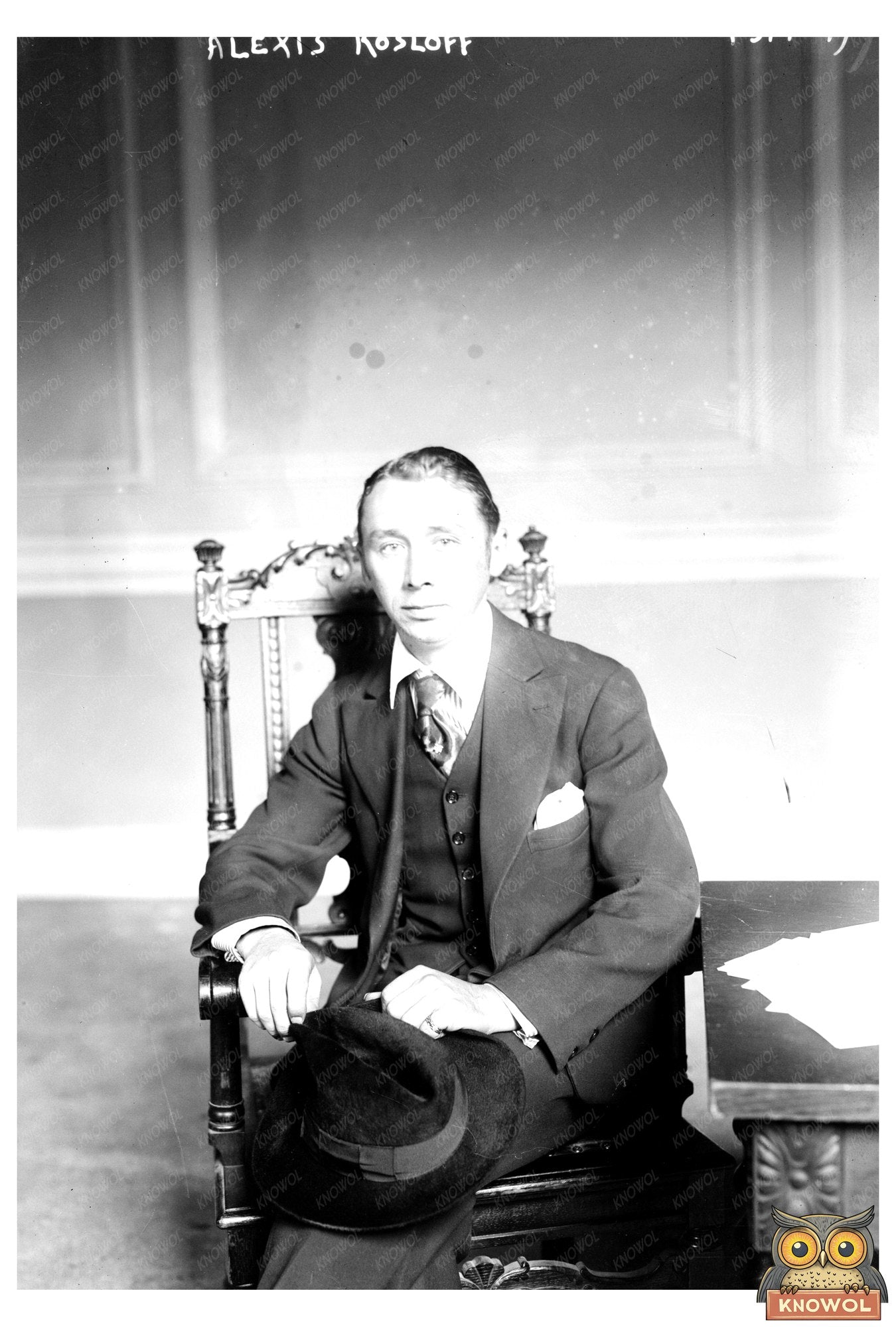 Vibrant Portrait of Early 20th Century Performer