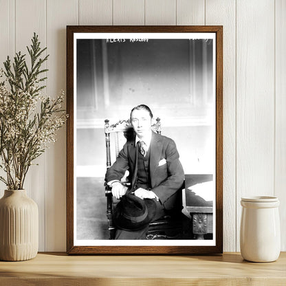 Vibrant Portrait of Early 20th Century Performer