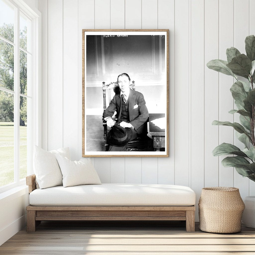 Vibrant Portrait of Early 20th Century Performer