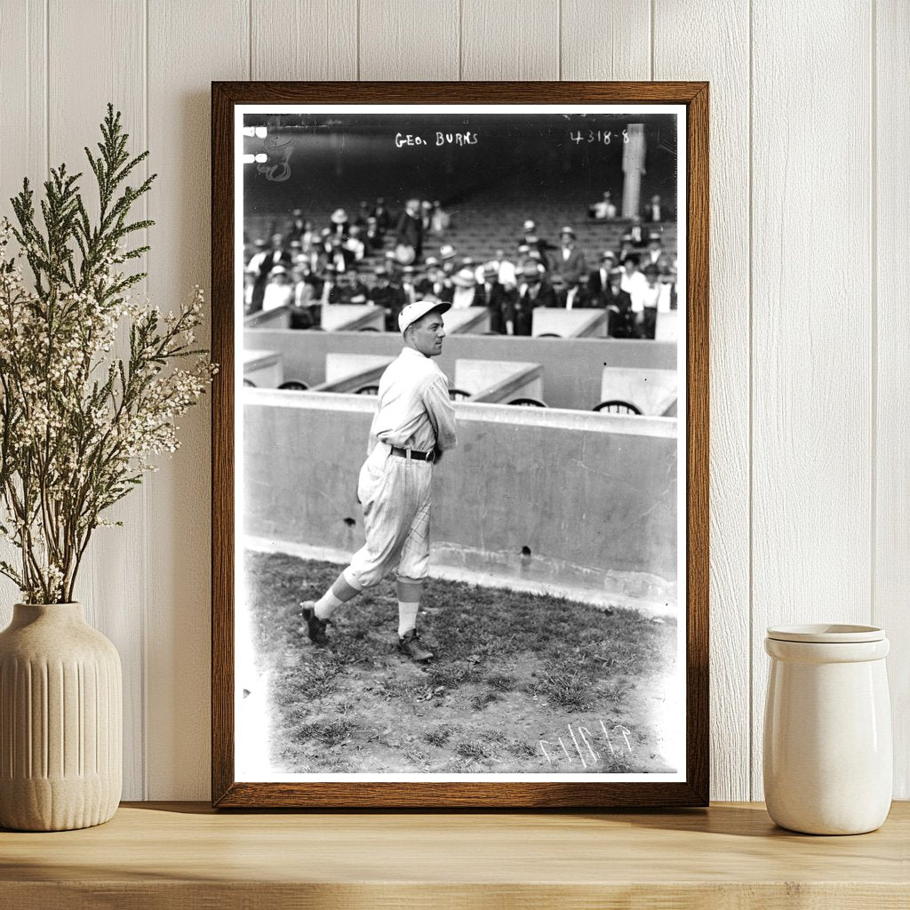 1917 New York NL Baseball Star: George J. Burns
