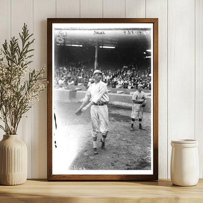 1917 Slim Sallee: Vintage New York Baseball Star