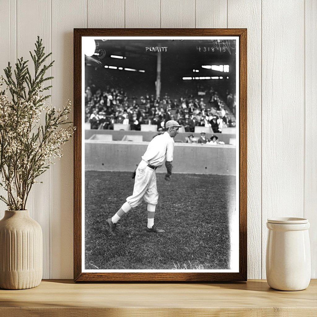 1917 New York NL Star: William Pol Perritt in Action