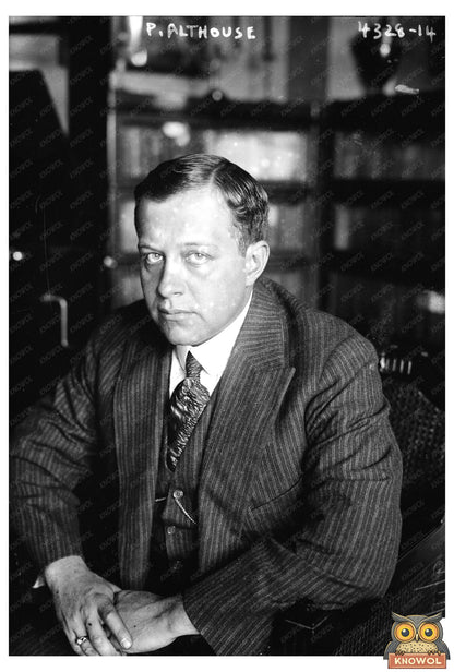 1900s Portrait of P. Althouse in Historic Attire