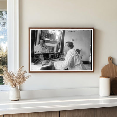 Skilled Mason at Work: A Glimpse into History