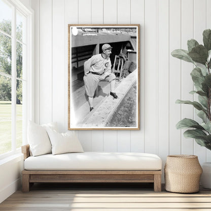 1917 Chicago Baseball Manager in Historic Moment