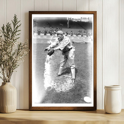 1917 Chicago Baseball Star: Fred McMullin Portrait