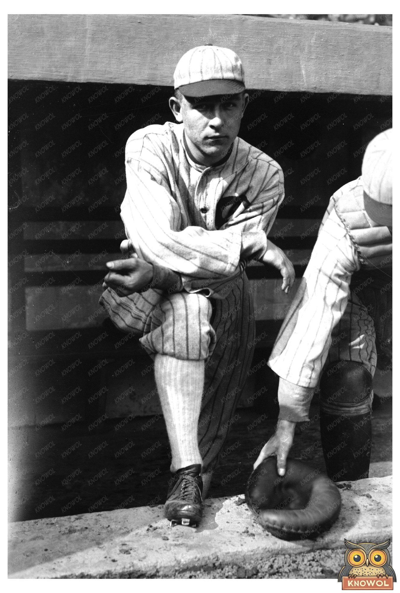 1917 Chicago AL Baseball Star Ted Jourdan in Action
