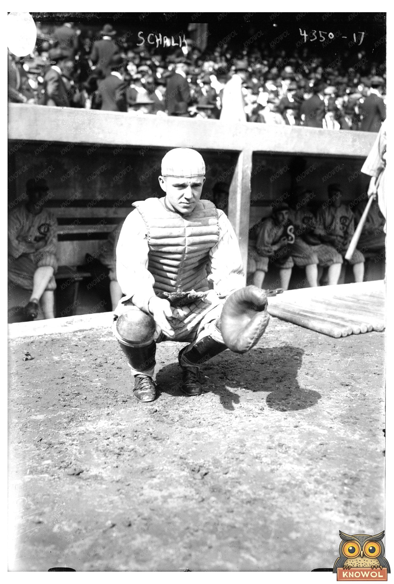 1917 Chicago White Sox: Ray Schalk in Action