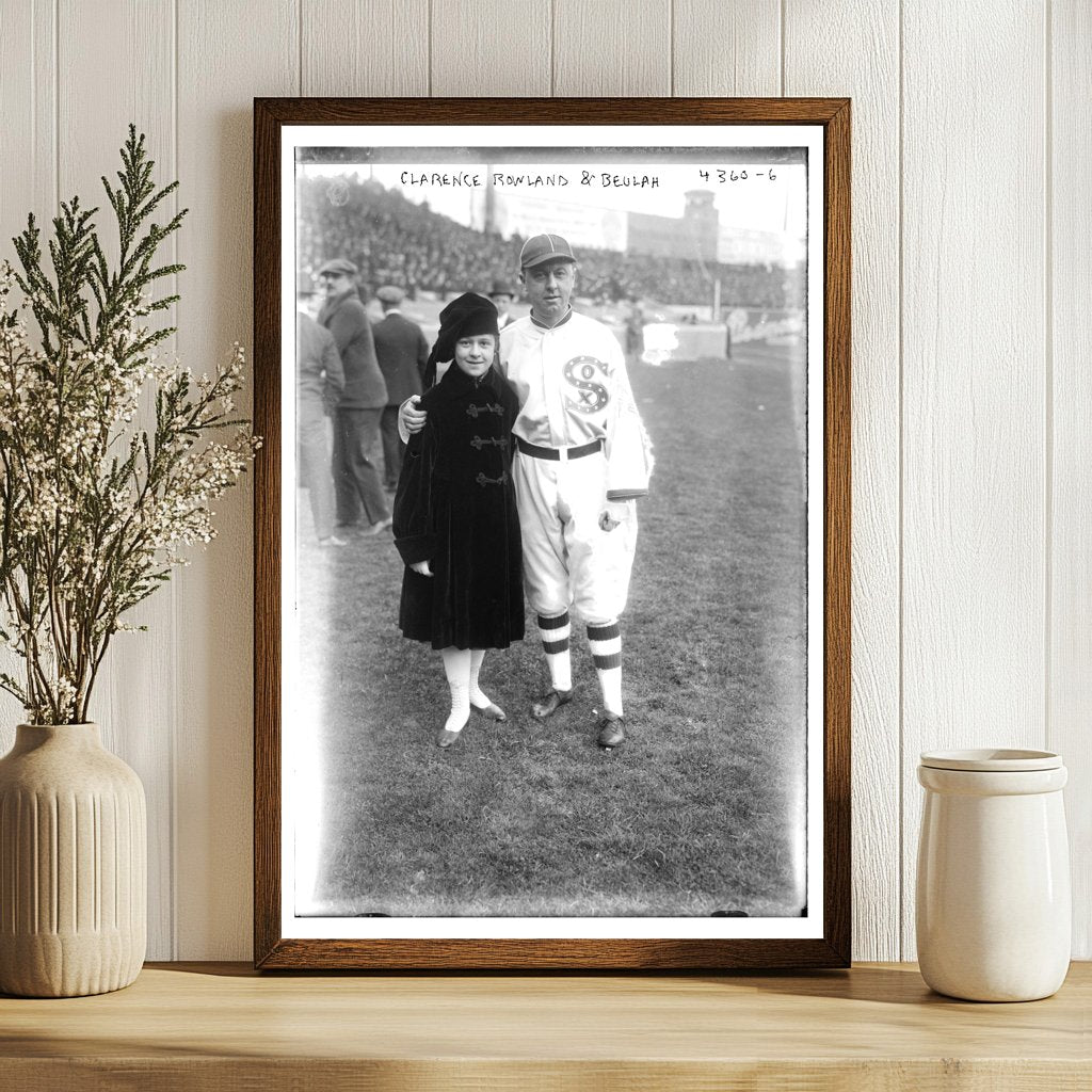 1917: Clarence Rowland and Beulah, Baseballs Loyal Duo