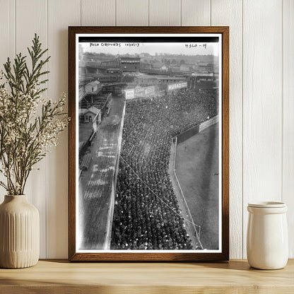 Historic Polo Grounds Baseball Scene, 1917