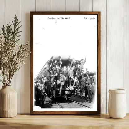 Vintage 1910s Scene: Journey to Yaphank, NY