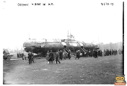 Historic 1917 German U-Boat Docked in New York